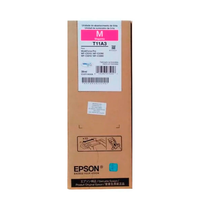 Bolsa de tinta EPSON T11A320-AL Color Magenta.