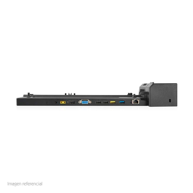 Estación de acoplamiento Lenovo 40AG0090US, VGA / DP / DVI-D/ USB / 3.5MM / LAN.