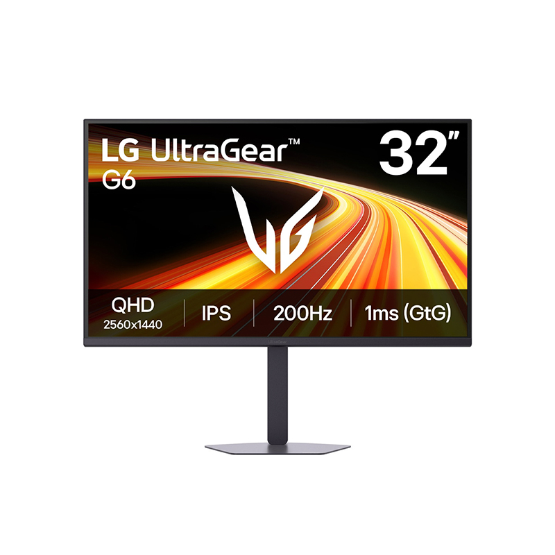Monitor LG Gamer UltraGear G6 32G620B-B 32 /QHD/IPS/200Hz/HDMIx2/DP/Salida_auriculares