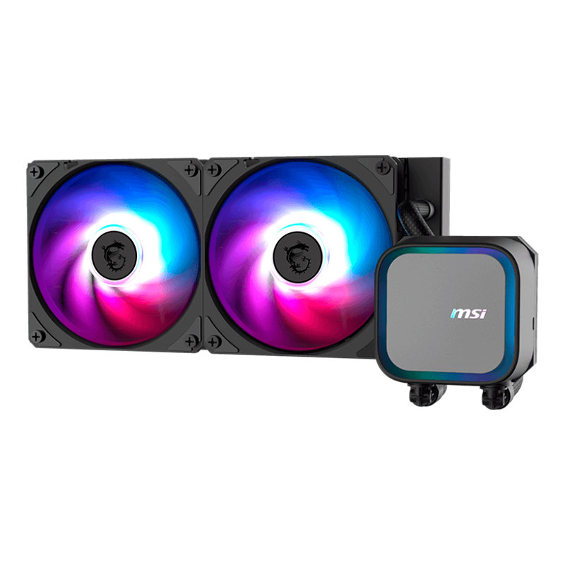 Refrigeracion líquida MSI MAG CORELIQUID A13 240 / BLACK / Cantidad de ventiladores: 2, miniatura 2