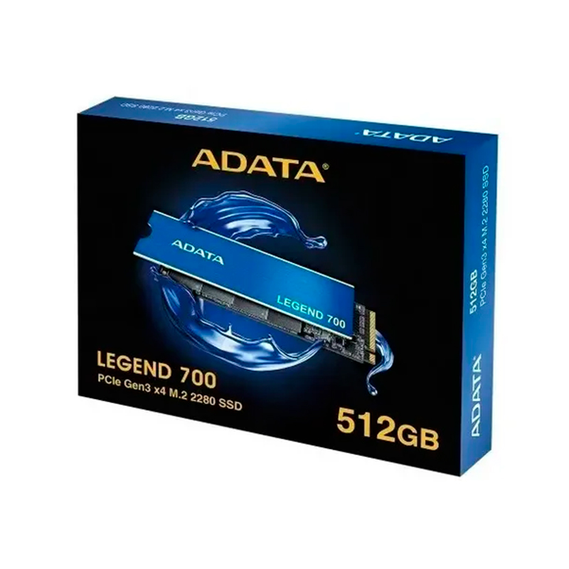 Unidad en estado solido (SSD) ADATA LEGEND 700 512GB PCIe Gen 3.0 x4 M.2 2280, miniatura 1