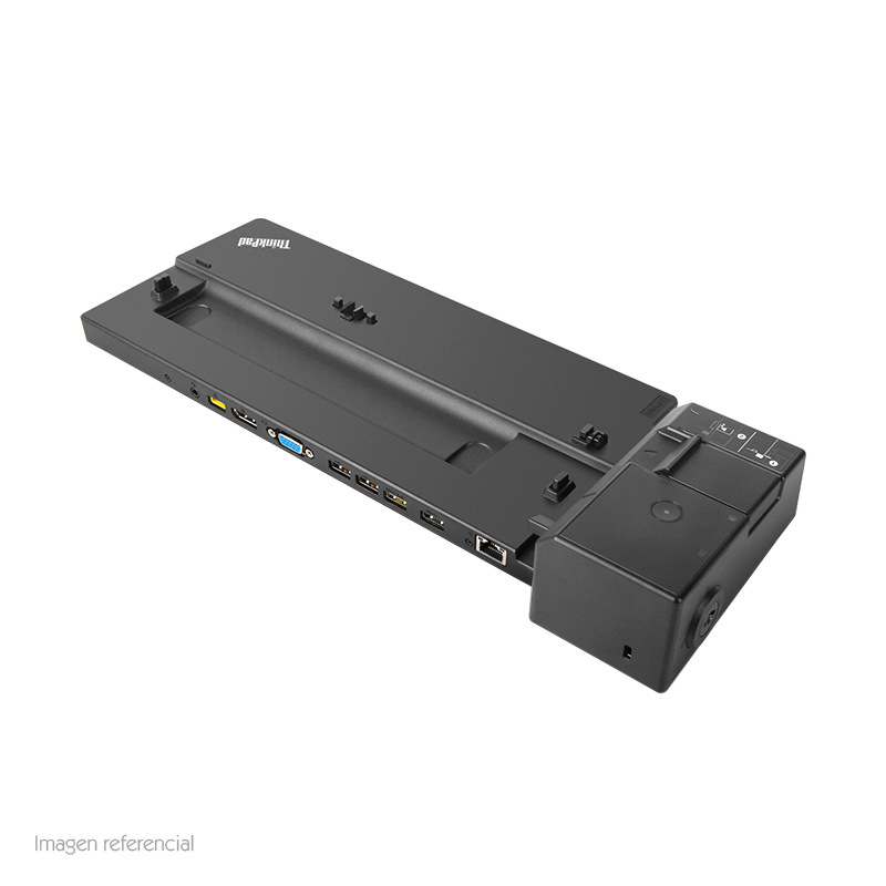 Estación de acoplamiento Lenovo 40AG0090US, VGA / DP / DVI-D/ USB / 3.5MM / LAN., miniatura 2
