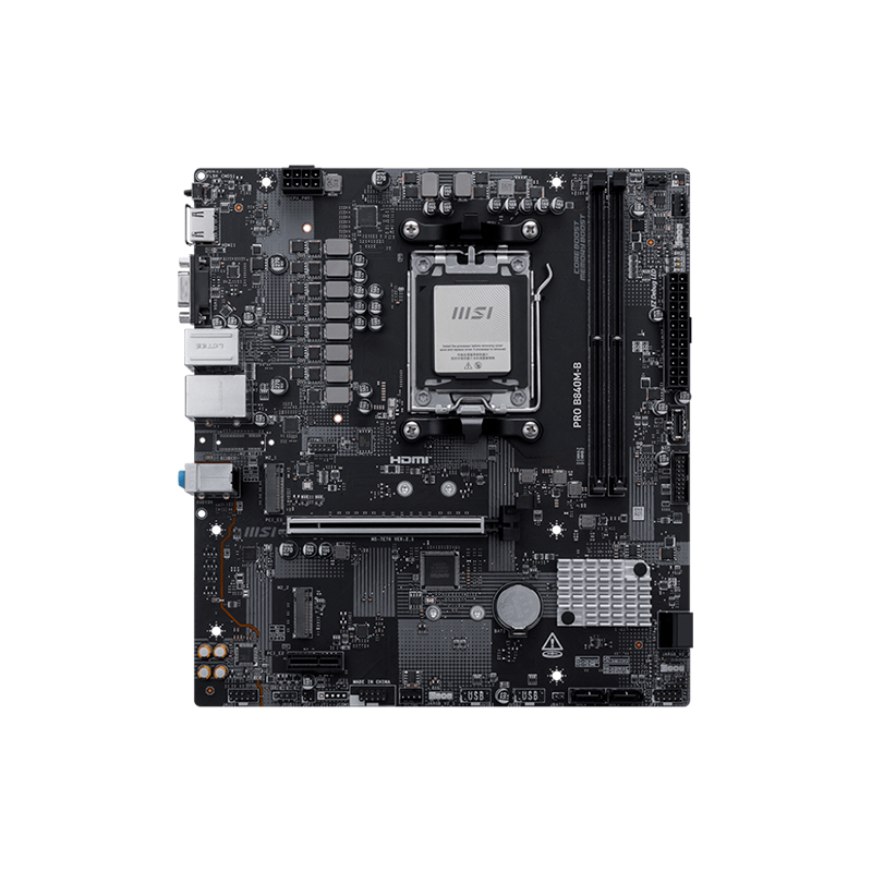 Motherboard MSI PRO B840M-B, Chipset AMD B840, Socket AMD AM5, mATX, miniatura 2