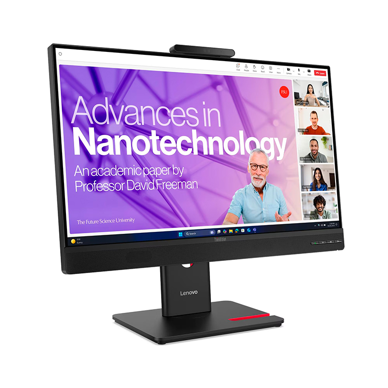 Monitor Lenovo ThinkVision T24-4v, 23.8 WLED FHD/IPS/HDMI/DP/VGA/USB-A x3/USB-B/USB-C, miniatura 3