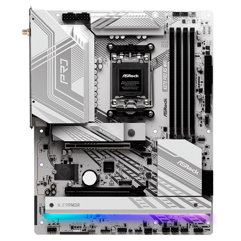 Motherboard ASROCK X870 Pro RS WiFi, Chipset AMD X870, Socket AMD AM5, ATX, miniatura 2
