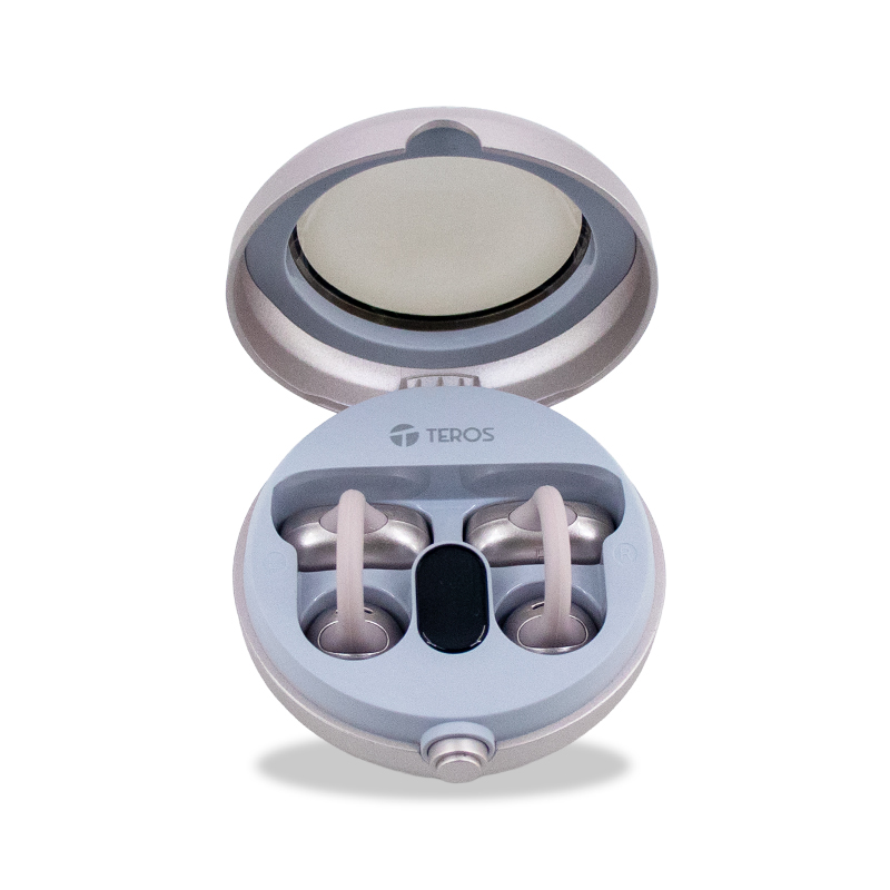 Audífonos inalámbricos TEROS TE-80712RS, BT 5.4, USB, miniatura 1