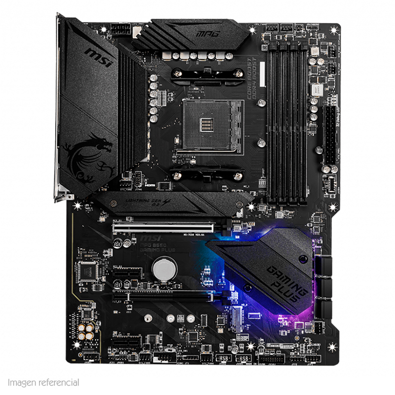 Motherboard MSI MPG B550 GAMING PLUS AMD B550 AM4 Socket, HDMI, DP, USB 3.2 Gen 2, miniatura 2