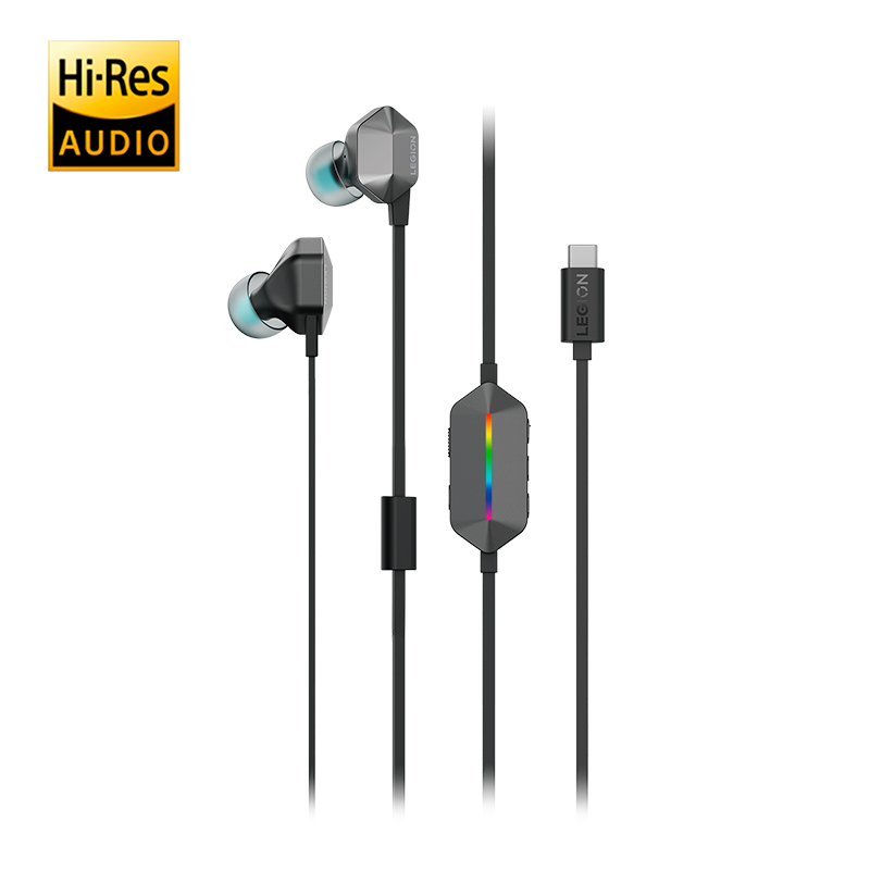 Auriculares intrauditivos (In-Ear) para juegos, Lenovo Legion E510 7.1 RGB, miniatura 2