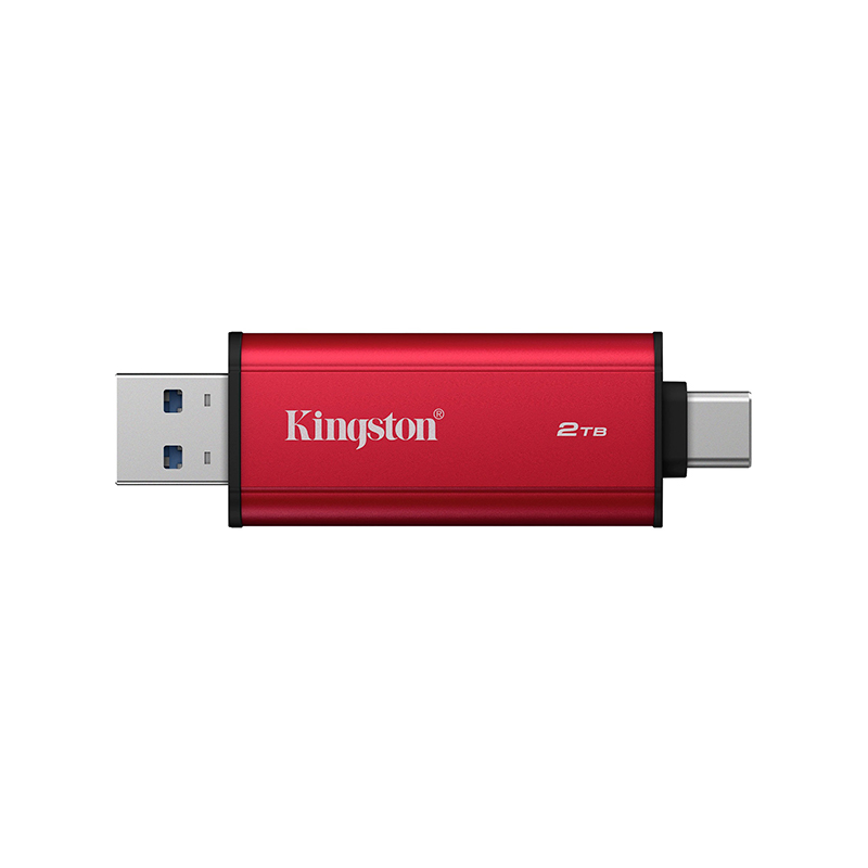 Unidad en estado sólido Dual Portatil Kingston 2TB, Interfaz USB-A, USB-C, USB 3.2 Gen 2, miniatura 2