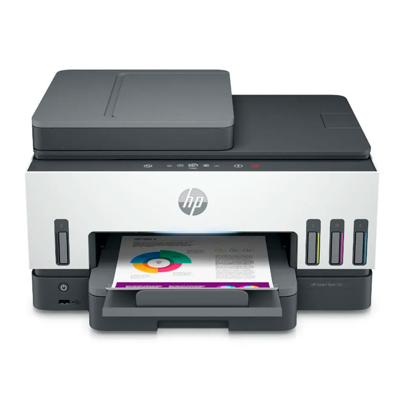 Mltifuncional de tinta HP Smart Tank 790, imprime/escanea/copia/fax/Wi-Fi/USB/Ethernet, miniatura 2