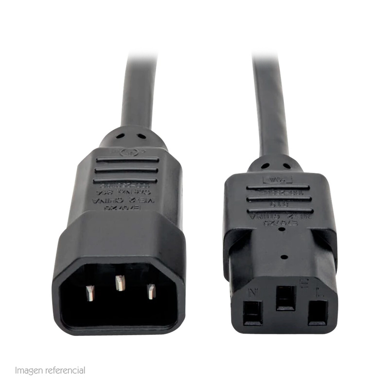 cable de alimentación tripp-lite p004-003 para pdu, c13 a c14, 10a, 250v, 18 awg, 91., miniatura 1
