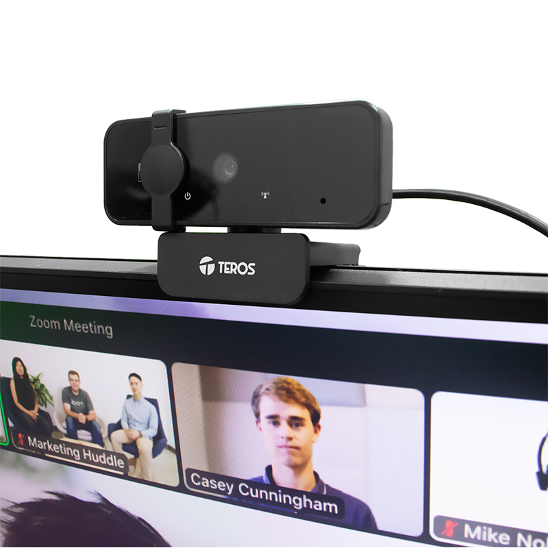 Webcam TEROS TE-9072, 2K, micrófono incorporado, USB 2.0, miniatura 1
