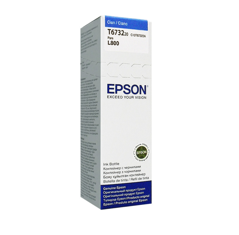 TINTA EPSON L800 CIAN, miniatura 1