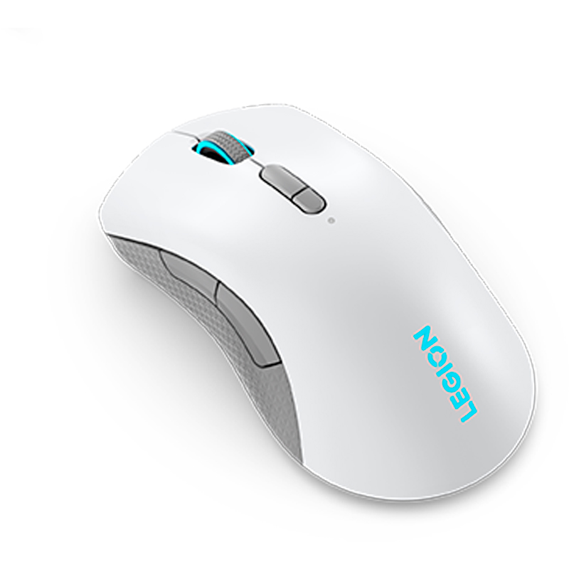 Mouse gamer inalambrico Lenovo M600 Legion, BT5.0/2.4GHz/USB 2.0/hasta 16000 DPI/RGB/Gris, miniatura 3