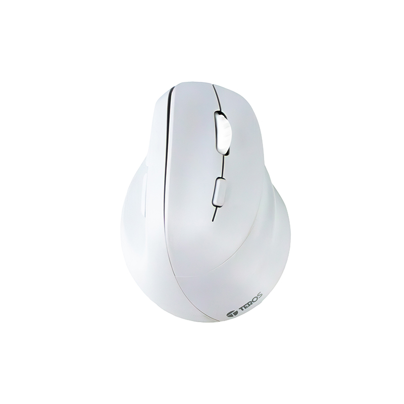 Mouse inalámbrico TEROS TE-1236S, RGB, Blanco, 6 botones con rueda, miniatura 3