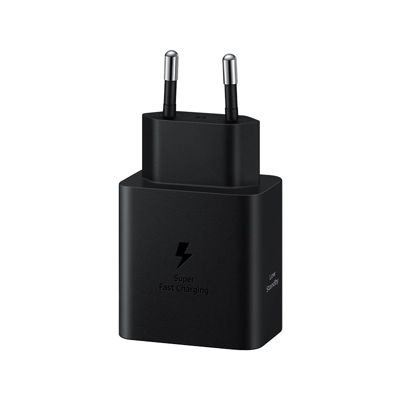 Travel Adapter (Adaptador de corriente) Samsung de 45W, negro, No incluye cable USB-C, miniatura 1