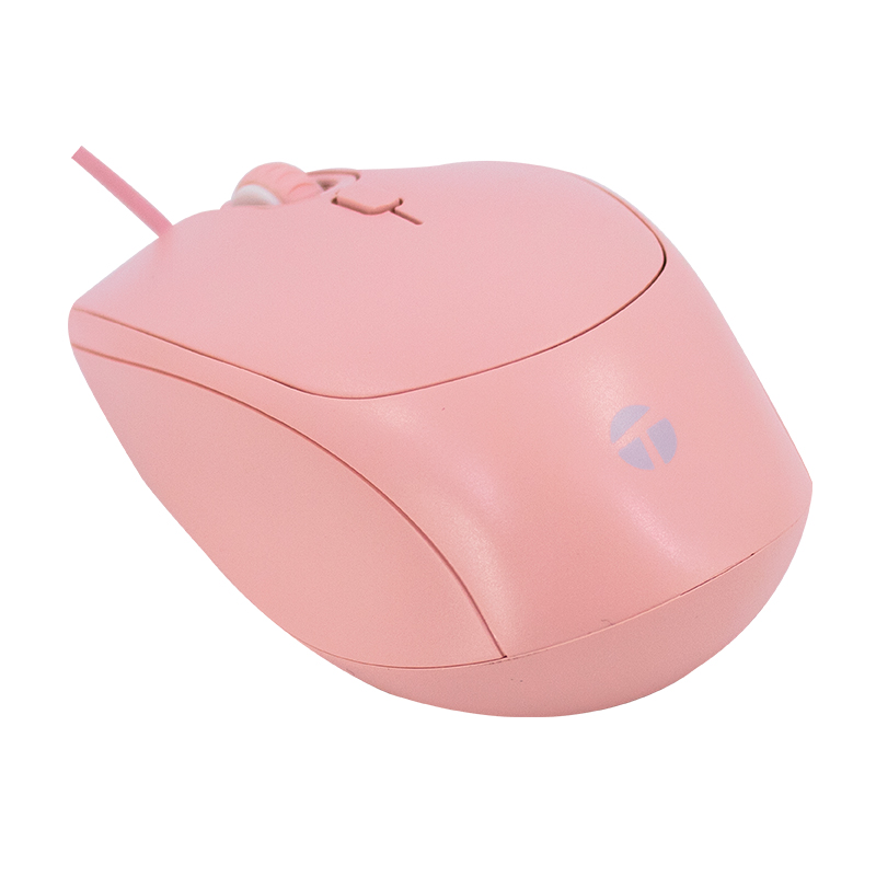 Mouse Óptico Teros TE-1226S, 800-1200-1600 DPI, USB, 4 Botones, Color Rosado, miniatura 2