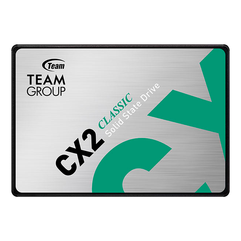 Unidad de estado solido Teamgroup CX2, 512GB, SATA 6.0 Gb/s, 2.5, ECC, DC +5V, miniatura 2