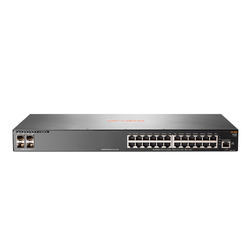 Switch HPE Aruba 2930F, 24 RJ-45 GbE, 4 SFP+ 1/10GbE., miniatura 1