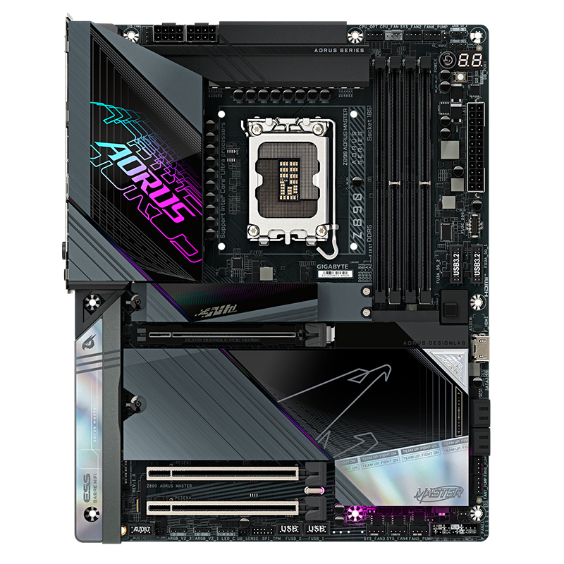 Motherboard GIGABYTE Z890 AORUS MASTER, Chipset Intel Z890, LGA 1851, ATX, miniatura 2