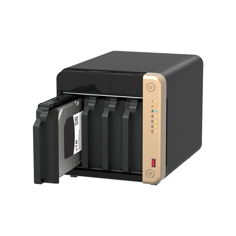 Servidor NAS QNAP TS-464-8G, Celeron N5095 4C/2.9GHz, 8GB DDR4 / Bahias: 4 x 3.5 SATA, miniatura 3
