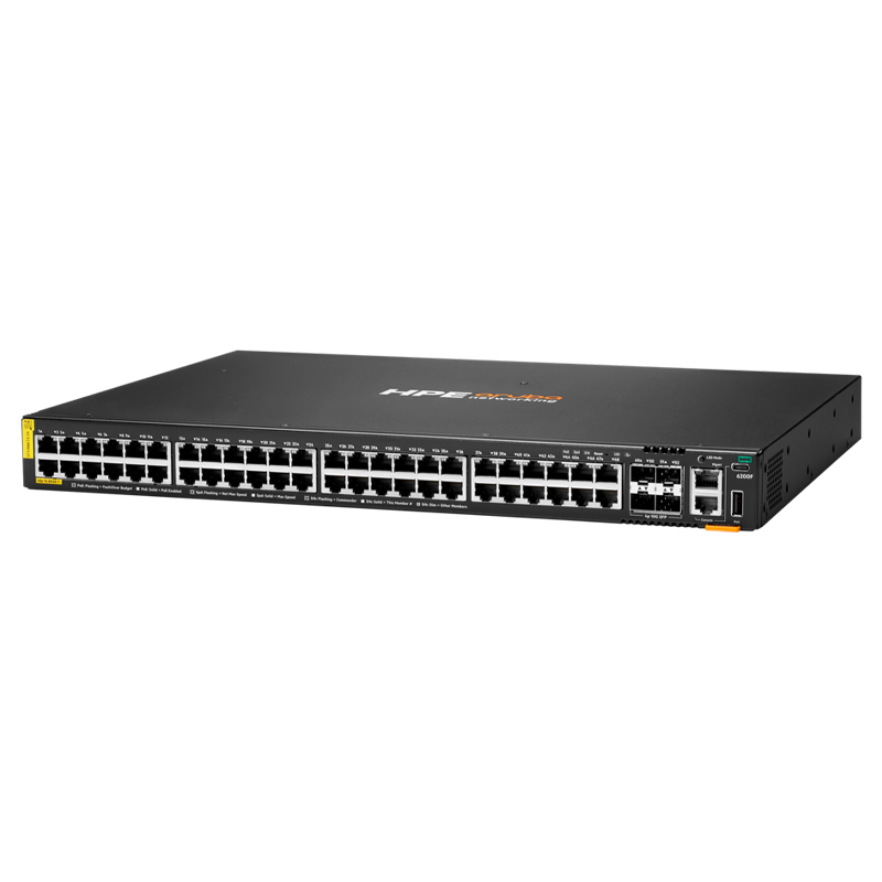 Switch HPE Aruba Networking CX 6200F 48G Class-4 PoE 4SFP+, Capacidad PoE: 740W, miniatura 1