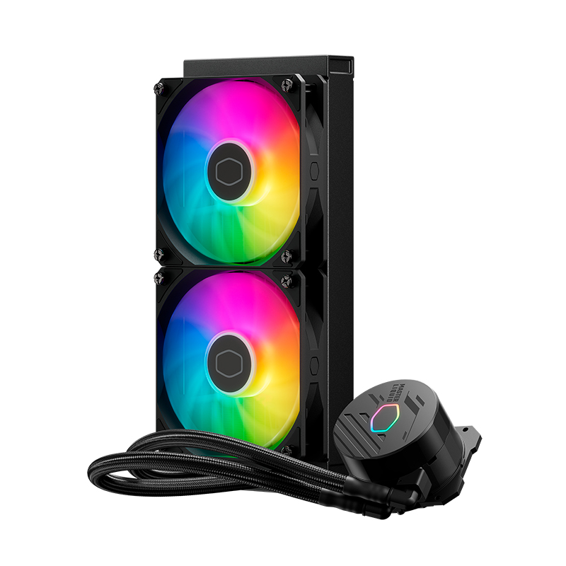Refrigeracion líquida Cooler Master MasterLiquid 240L Core ARGB, Numero de ventiladores: 2, miniatura 1