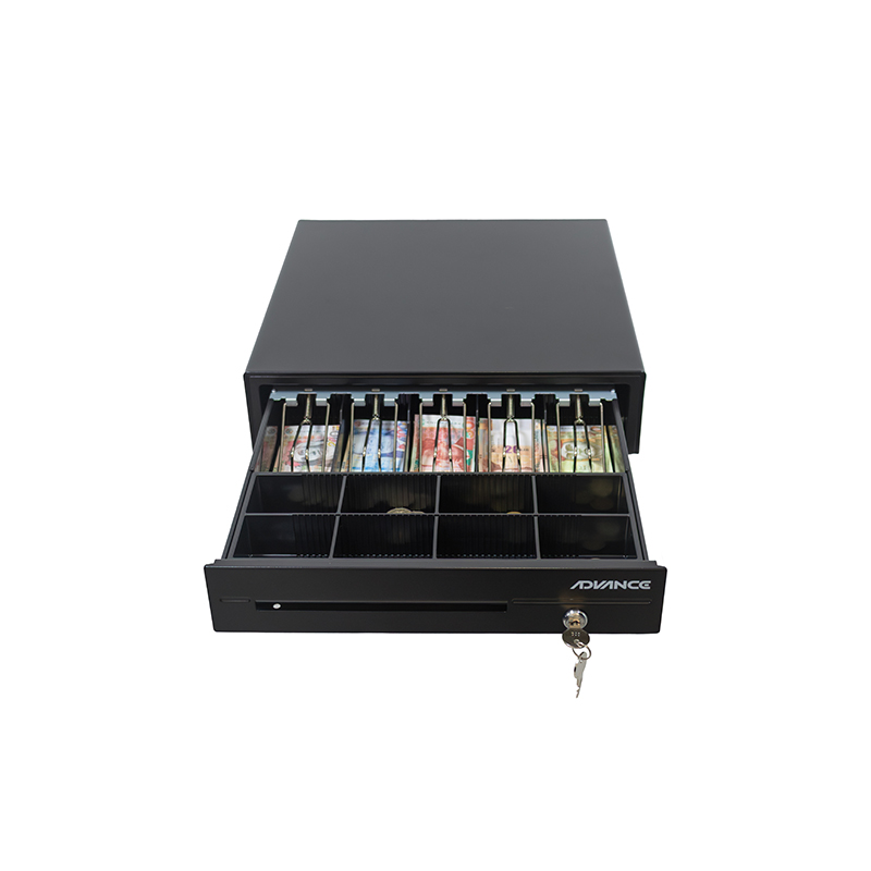 Caja para efectivo Advance ADV-6406, 5 ranuras, RJ11, Negro, miniatura 3