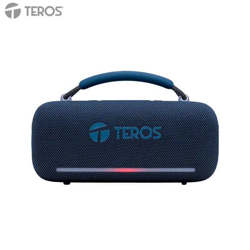 Parlante Inalámbrico Teros Vibe VB-6049BL, 60W, BT 5.3, 4000 MAH, USB, Luces LED, Azul, miniatura 2