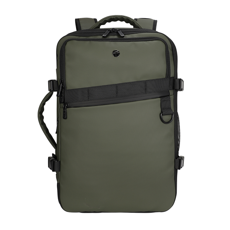 Backpack TEROS Travel TE-9040DG, Para Notebooks de hasta 15.6, Color Verde, miniatura 2