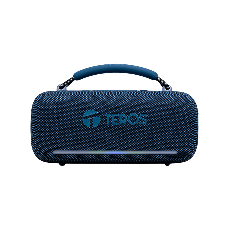 Parlante Inalámbrico Teros Vibe VB-6049BL, 60W, BT 5.3, 4000 MAH, USB, Luces LED, Azul, miniatura 3