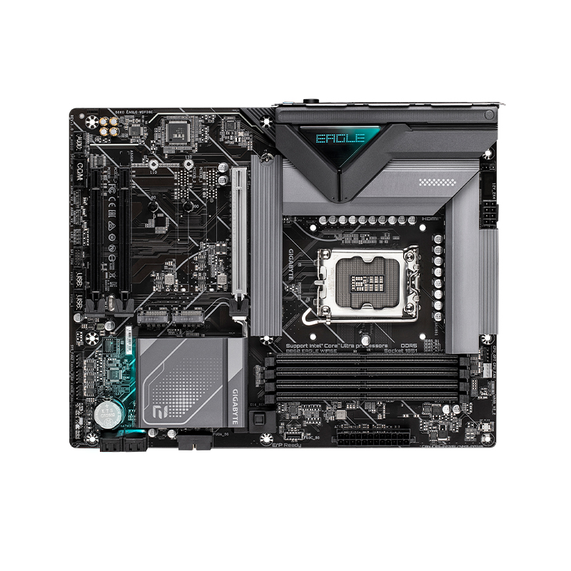 Motherboard GIGABYTE B860 EAGLE WIFI6E, Chipset Intel B860, LGA 1851, HDMI, DP, ATX, miniatura 2