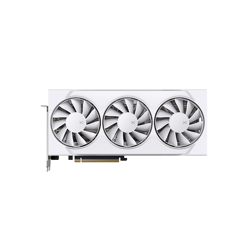 Tarjeta de video XFX Swift AMD Radeon RX 9060 XT OC White Triple Fan Gaming Edition 16GB, miniatura 2