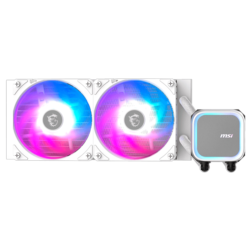 Refrigeracion líquida MSI MAG CORELIQUID A13 240 WHITE / Cantidad de ventiladores: 2, miniatura 2