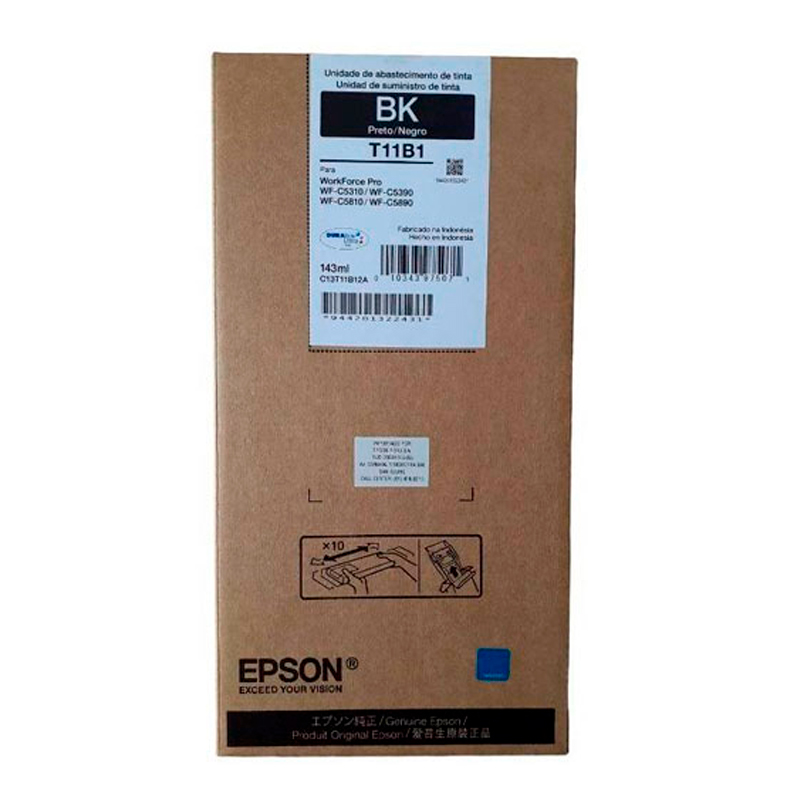Bolsa de tinta EPSON T11B120-AL Color Negro, 143 ml., miniatura 1