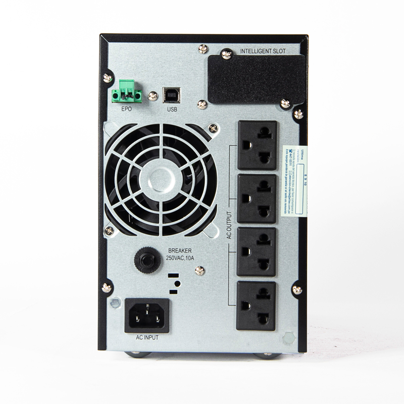 UPS Elise UDC-1K-T-G2, On-Line, 1kVA, 900W, 100V ~ 300VAC, Display LCD., miniatura 1