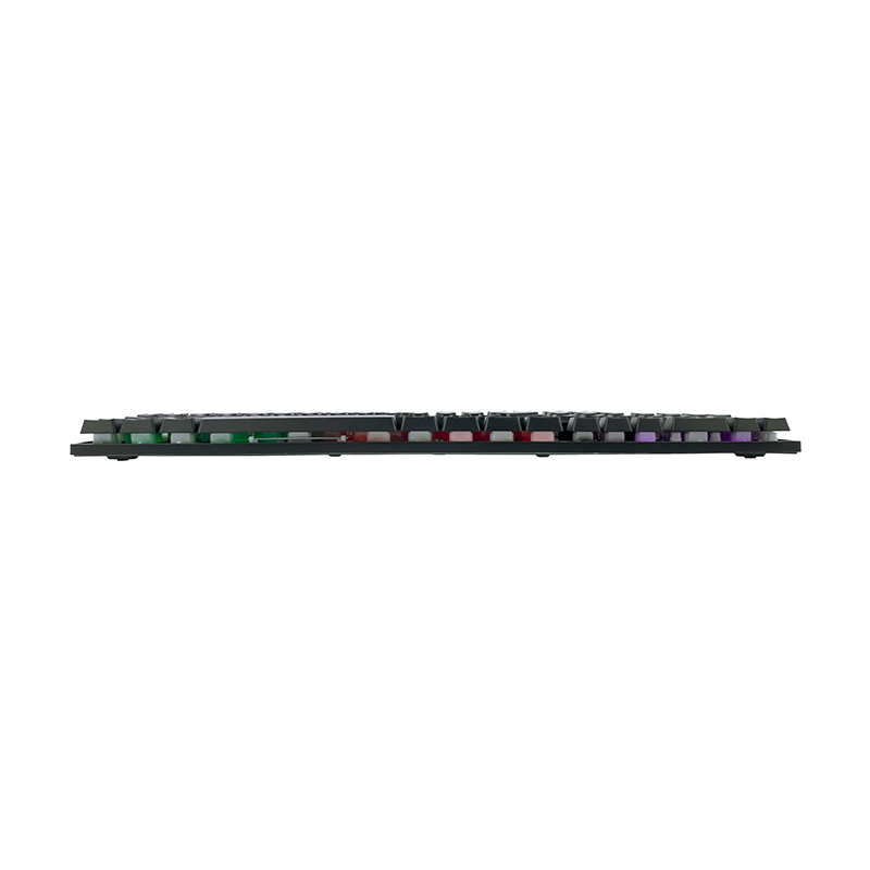 Teclado gamer TEROS TE-4072G, RGB, USB, negro, miniatura 3