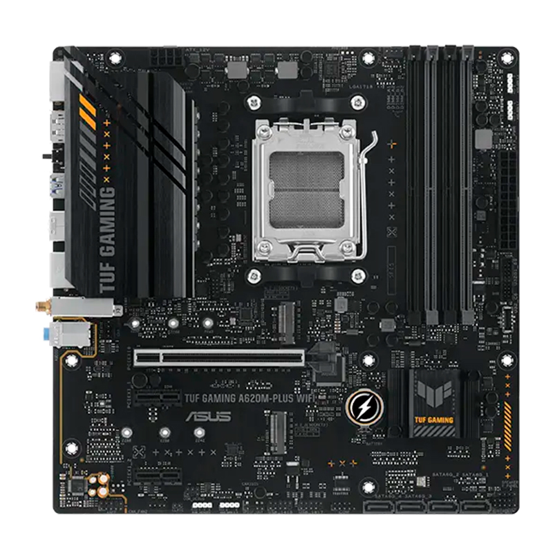 Motherboard Asus TUF GAMING A620M-PLUS WIFI, Chipset AMD B620, AMD Socket AM5, mATX, miniatura 2
