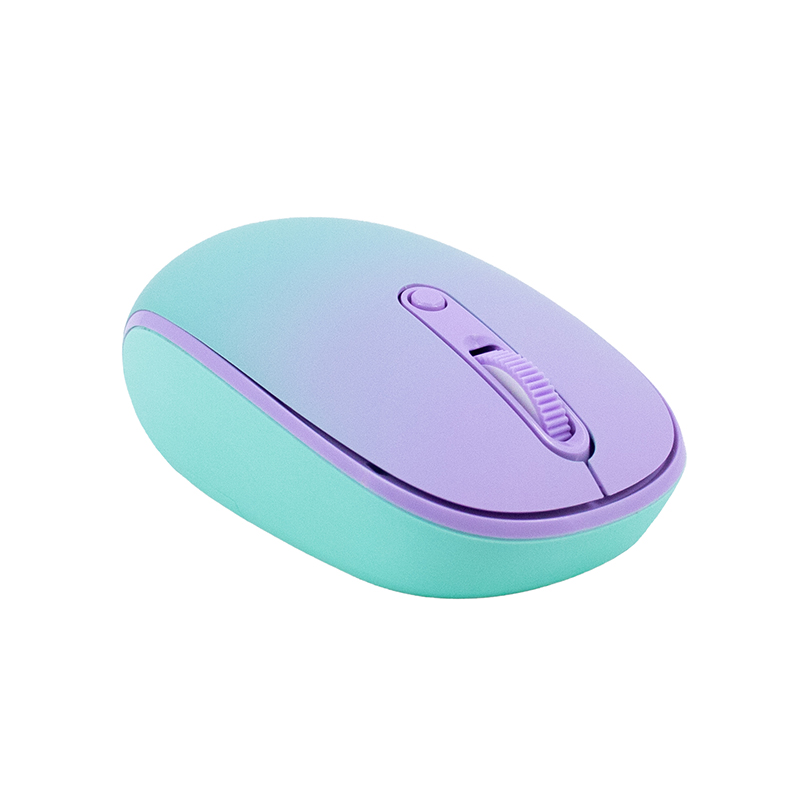 Mouse Inalámbrico Teros TE-1239S, 2.4GHz, 4 botones, USB, Color Purple, miniatura 2