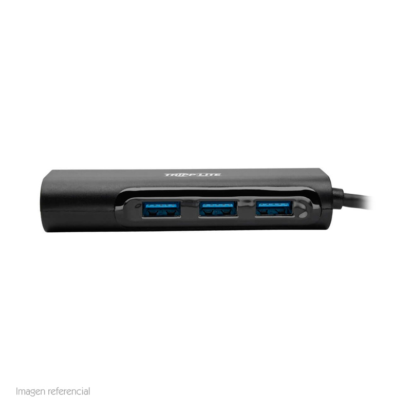 Hub USB Type-C, portátil Tripp-Lite U460-003-3A1GB, 3 Puertos USB 3.1, RJ45, 5 Gbps., miniatura 2