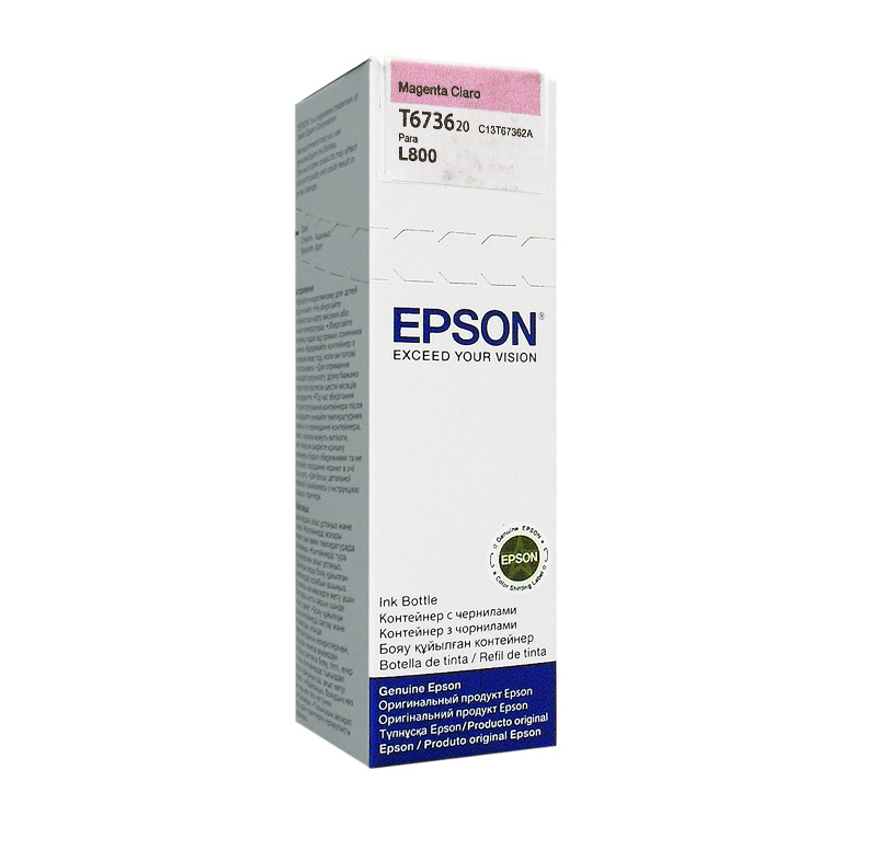 TINTA EPSON L800 MAGENTA CLARO, miniatura 1