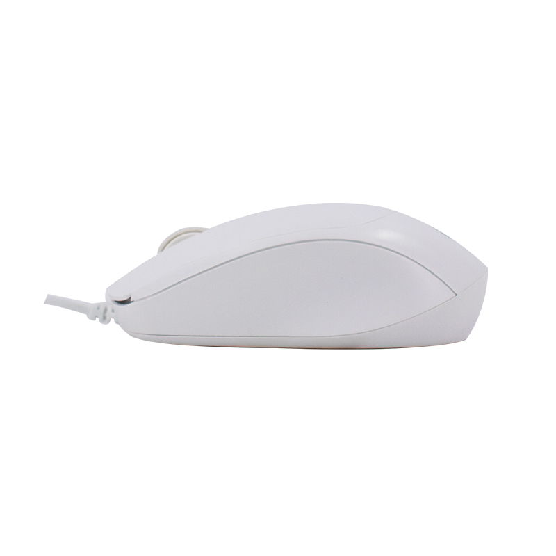 Mouse óptico TEROS TE-1225S, 800-1200-1600 DPI, USB, 4 botones, color blanco, miniatura 3
