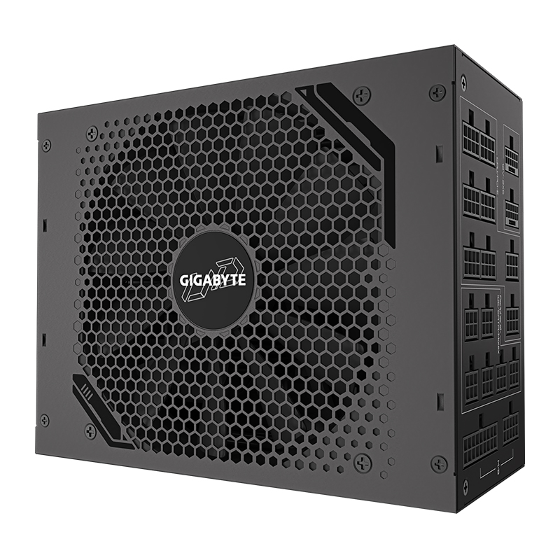 fuente de alimentación gigabyte ud1600pm pg5 ai top, 80 plus platinum, 1600w, formato, miniatura 2