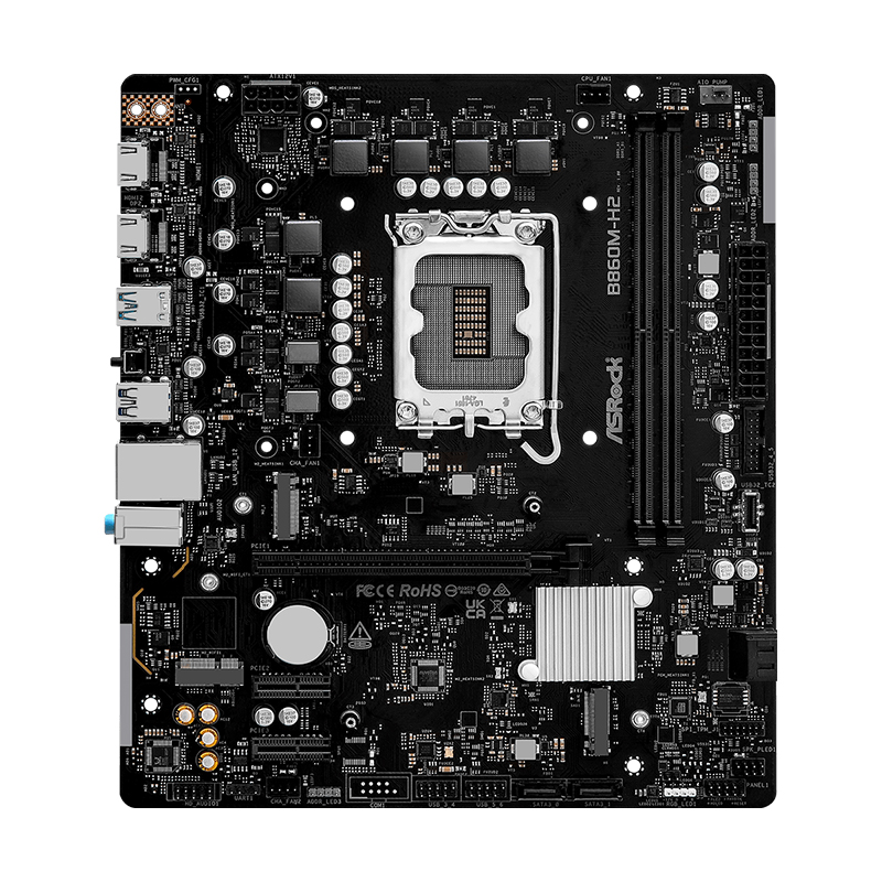 Motherboard ASROCK B860M-H2, Chipset Intel B860, LGA 1851, 2xHDMI, mATX, miniatura 2