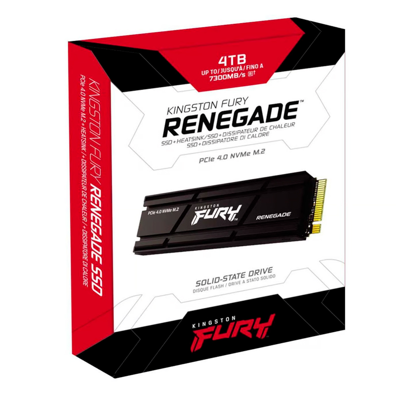 Unidad en estado solido Kingston FURY Renegade 4TB, M.2 2280 PCIe 4.0 x4 NVMe., miniatura 1