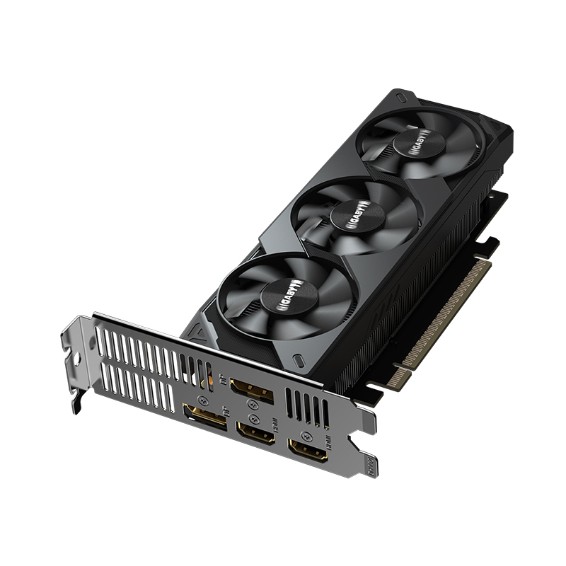 Tarjeta de video GIGABYTE GeForce RTX 5050 OC Low Profile 8G, 8 GB GDDR6, PCIe Gen 5.0, miniatura 3
