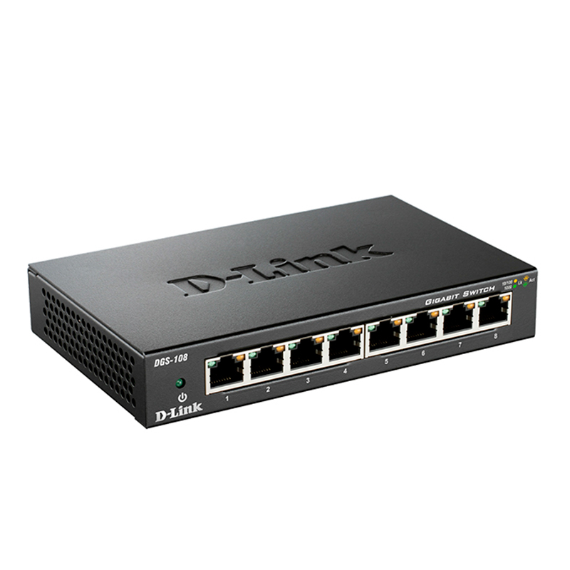 SWITCH D-LINK DGS-108, miniatura 1
