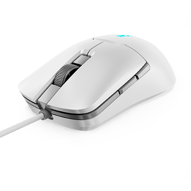 Mouse gamer Lenovo Legion M300s, USB 2.0/Hasta 8000 DPI/1000Hz/RGB/Glacier White (Blanco), miniatura 3