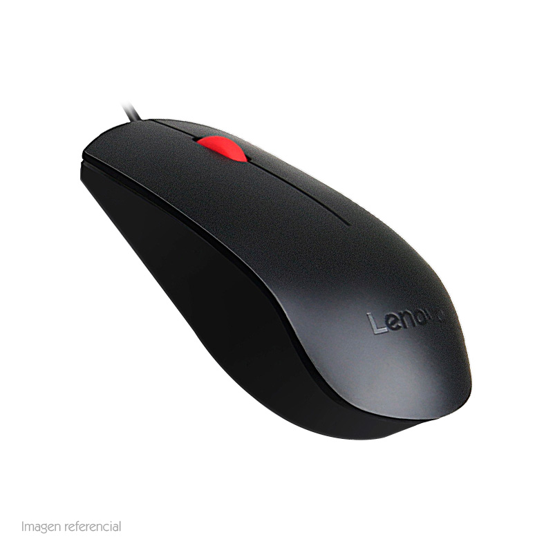 Mouse óptico Lenovo Essential, 1600 dpi, USB, Negro, presentación en caja., miniatura 2
