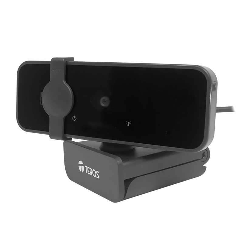 Webcam TEROS TE-9072, 2K, micrófono incorporado, USB 2.0, miniatura 2